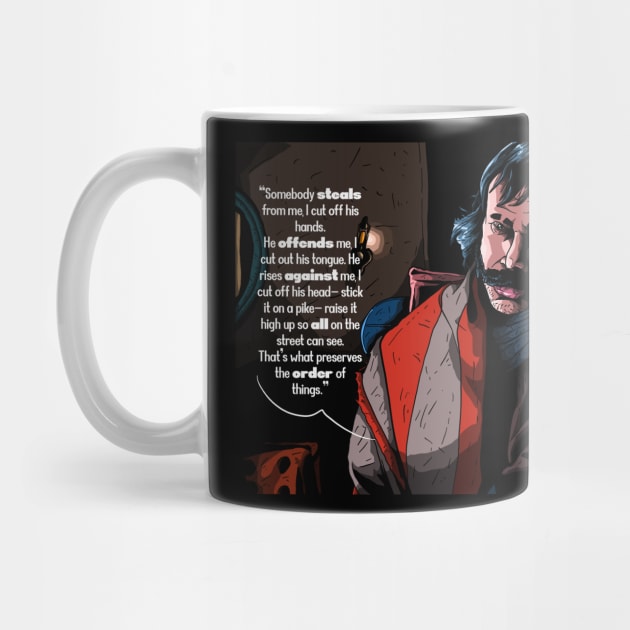 Gangs Of New York "Fear" Bill The Butcher portrait (digital) by StagArtStudios